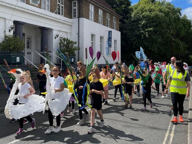 Natural World themed children's parade