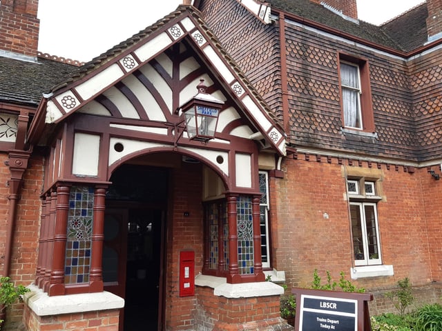 Sheffield Park station on the Bluebell Railway