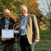 Hole Park estate owner Edward Barham receives a forestry award