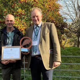 Hole Park estate owner Edward Barham receives a forestry award
