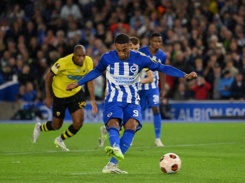 Scored Brighton's first ever European goals with two coolly taken penalties which he won himself. Showed such composure in pressurised situations. Wrong booked for diving for the first one initially but VAR came to the rescue. Fouled again by same man and made no mistake from the spot once more. A hard working display and linked up nicely with his teammates. Was guilty of trying to be too clever and losing the ball once or twice. Should have squared to Mitoma when through on goal.