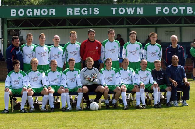Archive pictures of Bognor Regis Town teams and action from the late 90s and early 2000s