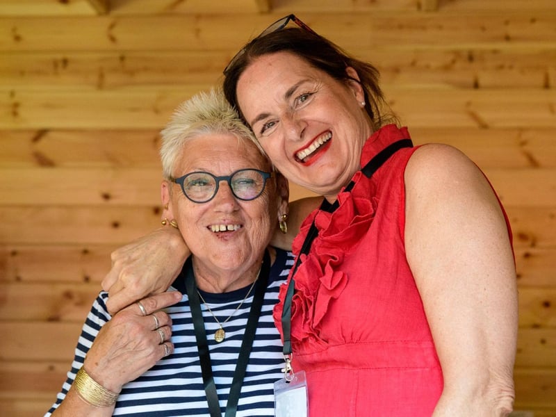 Gill Smyth and Maggie Kelly