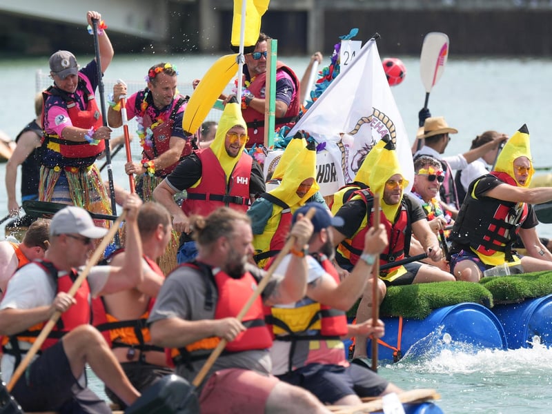 Shoreham Raft Race was held on August 15, 2026. Picture: Eddie Mitchell