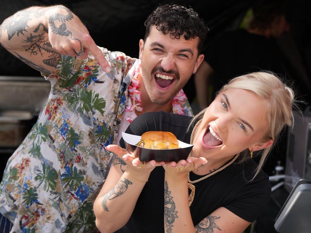 Crowds flocked to Worthing for a popular food and drink festival.