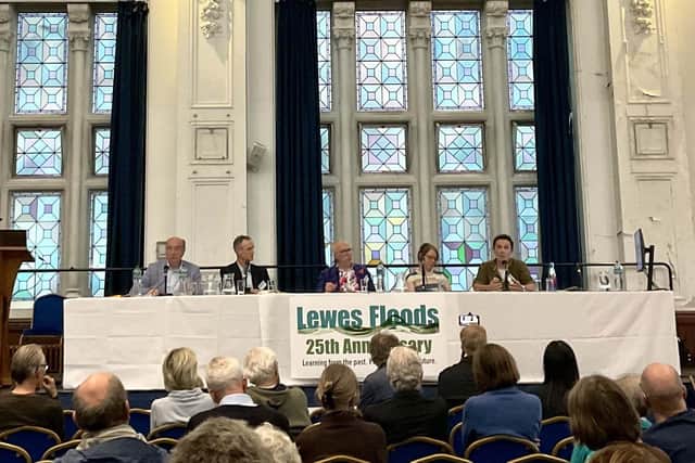 Lewes & Flooding: The Public Meeting took place on Saturday, November 1. Photo: Abbie Stanton