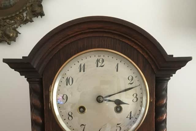 The clock that was stolen in a burglary in January 2015. Picture from Sussex Police