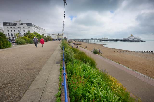 Eastbourne seafront and pier