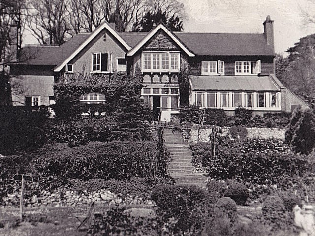 Highcroft, the house in Bramber where Sidney Rimmington lived with his mother Mary Elizabeth Anne Rimmington