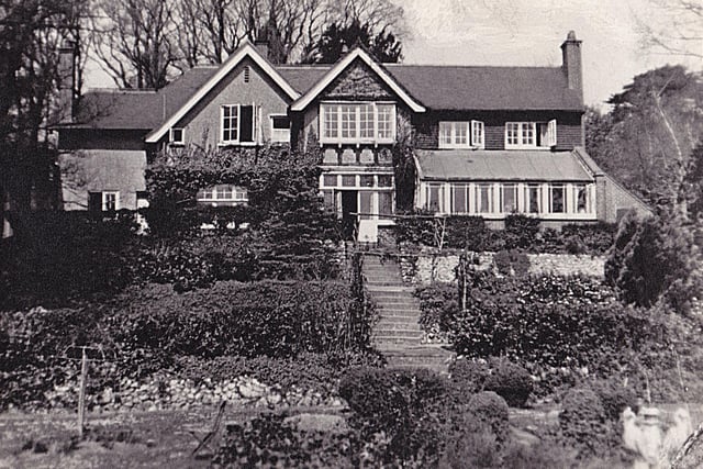 Highcroft, the house in Bramber where Sidney Rimmington lived with his mother Mary Elizabeth Anne Rimmington