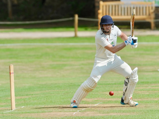 Action from Findon CC's Sussex League division two clash with Burgess Hill