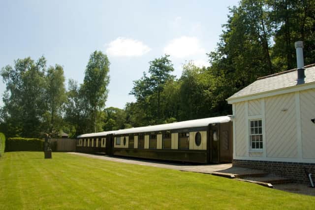 Carriages at The Old Railway Station.
