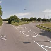 A section of the A27 in West Sussex is closed this evening. Photo: Google Street View