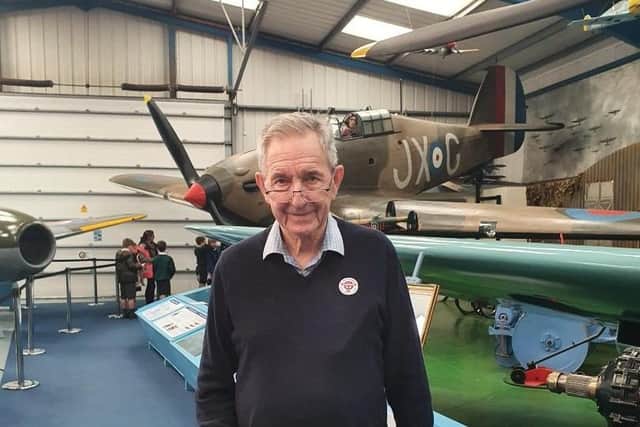 Bill at Tangmere Aviation Museum.