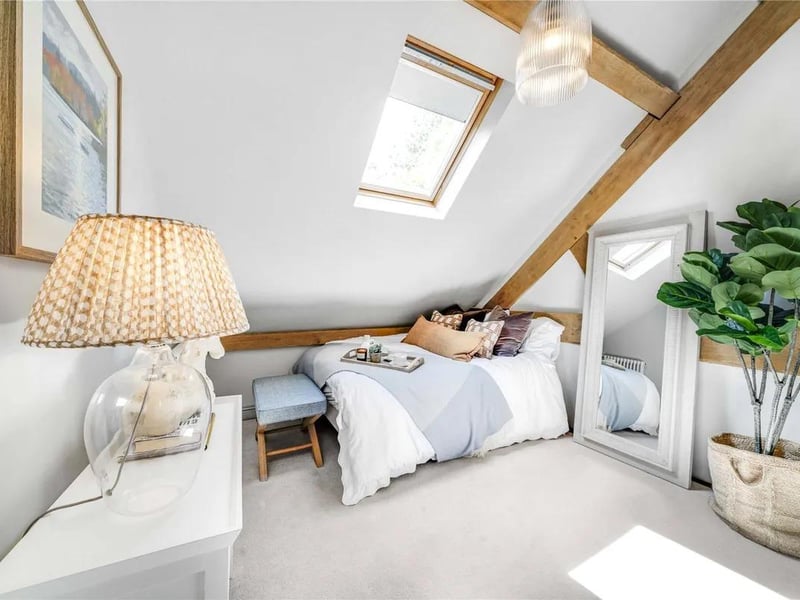 The tree bedrooms are beautifully appointed.