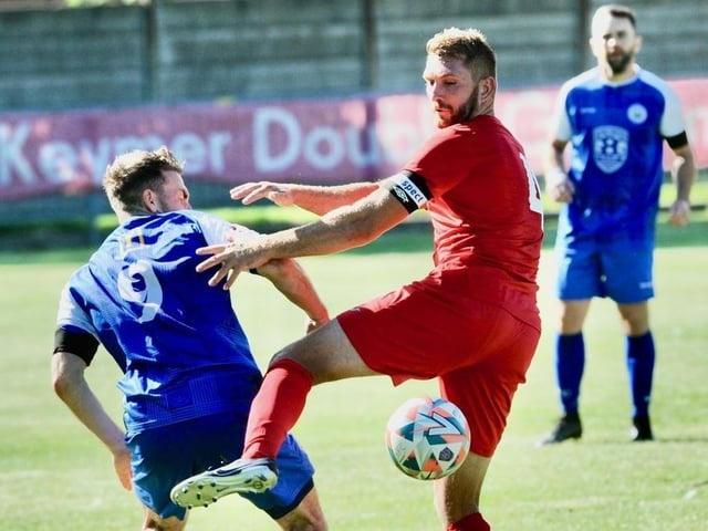 Action from Shoreham v Pagham in the SCFL premier division