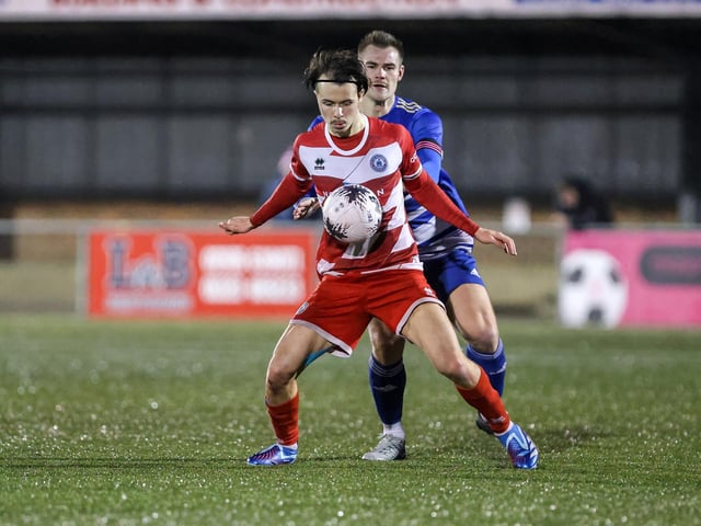 Action from Eastbourne Borough v Aveley