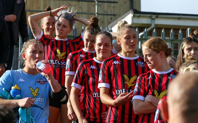 Lewes Women - pictured here before a recent Dripping Pan game - enjoyed a superb win away to Sunderland | Picture: James Boyes