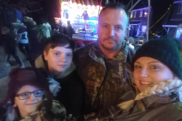 Mark and Emily Pulman with Jason and sister Kelsey