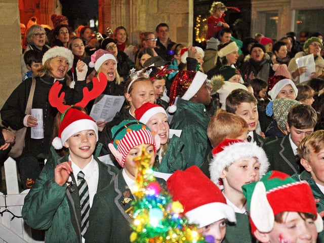 Feeling festive at the light switch-on event