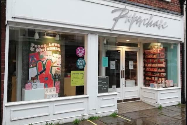 High street retailer Paperchase, which has a store in North Street, Chichester