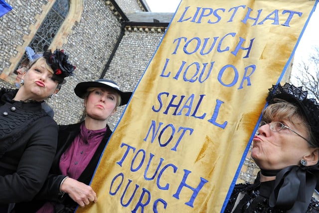 Working class women were at the forefront of the temperance movement