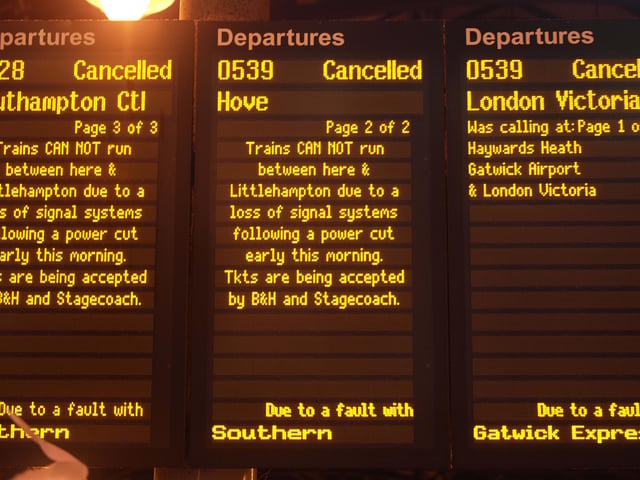 ‘Major signalling fault’ across Sussex trains causes huge disruption