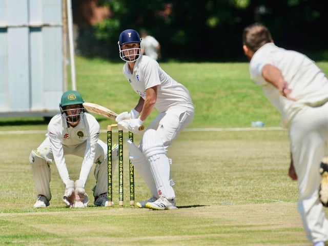 Action from Chippingdale v Broadwater CC in Division 4 West of the Sussex Cricket League