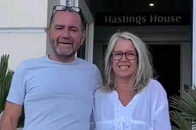 Beverley and Ian Jarvie who own Hastings House in the Square. Beverley has criticised the 'underhanded way' the planning application has been handled.