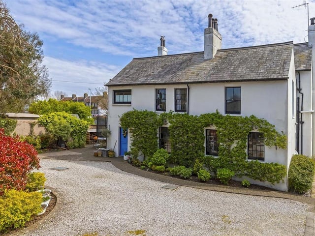This Grade II listed house in Goring with six bedrooms and five bathrooms has come on the market with Robert Luff & Co priced at £975,000