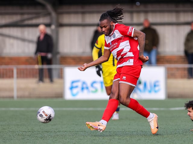Action from Eastbourne Borough's vital win over Farnborough