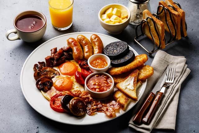 A full fry-up English breakfast - you can't beat it. Picture by Shutterstock