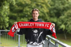 Crawley Town have announced the signing of centre-back Will Wright from Gillingham for an undisclosed fee. Picture courtesy of Crawley Town FC
