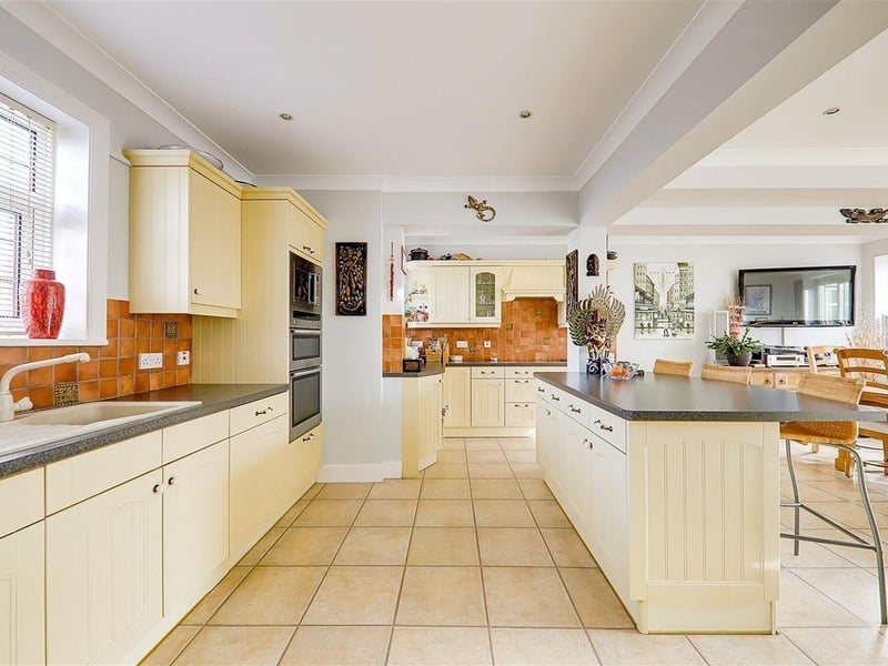 This three-bedroom detached house with feature garden has come on the market with Bacon and Company with a guide price of £725,000