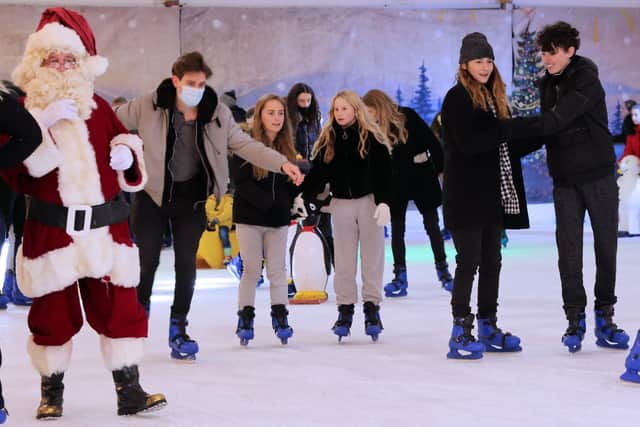Skaters at Bognor ice rink last Christmas. Photo: Neil Cooper