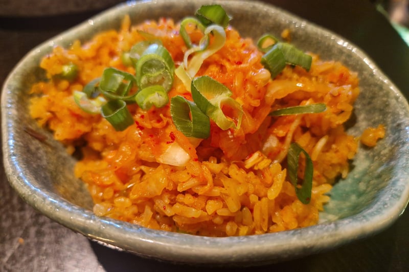 Kimchi fried rice at The Ivy Asia