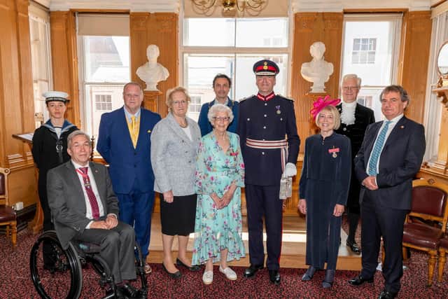 The Lord-Lieutenant of East Sussex presented three East Sussex residents with British Empire Medals investiture at Lewes Town Hall.