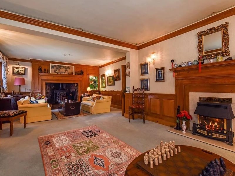 The ground floor accommodation leads from a central hall to a double aspect formal drawing room, dining room, sitting room, a large study and an office