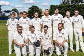 The Horley 2nd XI which beat Staines to clinch promotion