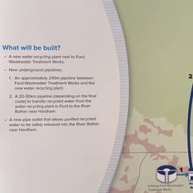 Plans for a new underground pipeline stretching between 20km and 30km are being developed as part of a water recycling scheme in Ford. Photo: Elizabeth Junor.