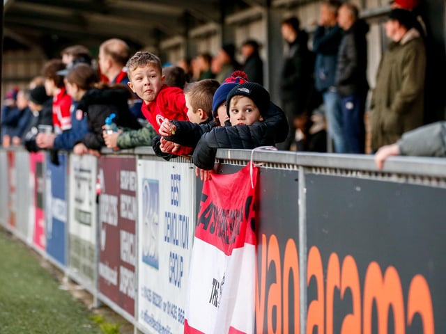 Action from Eastbourne Borough's vital win over Farnborough