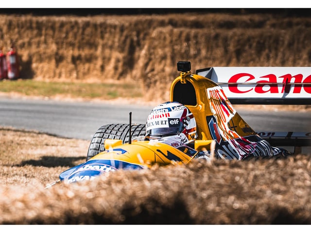 Turning the corner at the Festival of Speed. Photo: Michael Staunton.