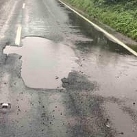 Water leak discovered during repairs to pothole-hit road near Chichester
