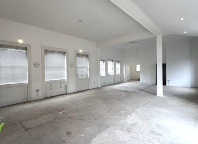 It is currently two inter-connecting self-contained office buildings