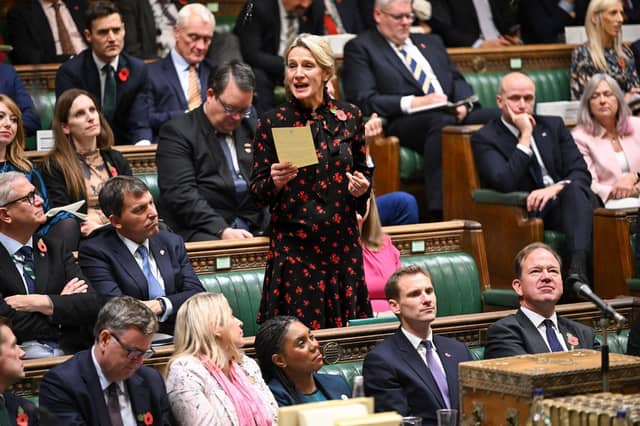 Alison in the House of Commons.