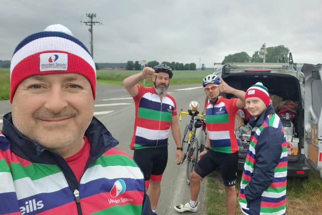 Nigel was with the riders the whole way with the support vehicle ensuring they were well stocked with supplies on the road, washing, cleaning, and cooking whilst at the overnight stays.