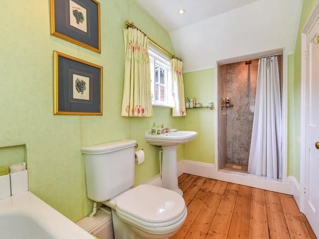 The principal bedroom has an ensuite bathroom