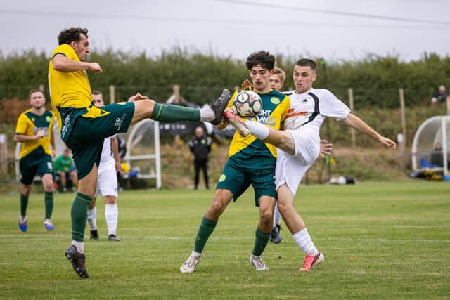 Westfield in action in their win over Mile Oak | Grizzly Pics