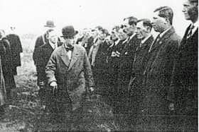 HRH The Prince of Wales, later King Edward VIII inspects the Pett &amp; District Branch
