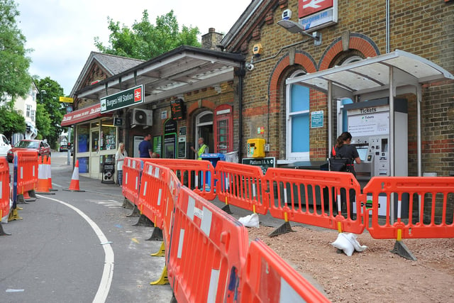 The Western Gateway and Station Improvements Scheme has started in Burgess Hill. Pictured: Burgess Hill Station